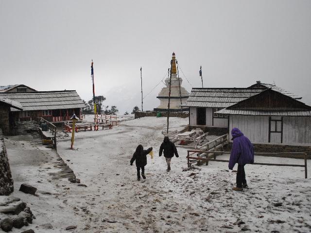 chute de neige NepalMongolie